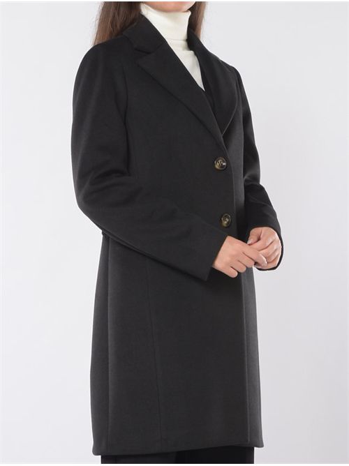 coat woman black KAOS | QIJMR001/0001